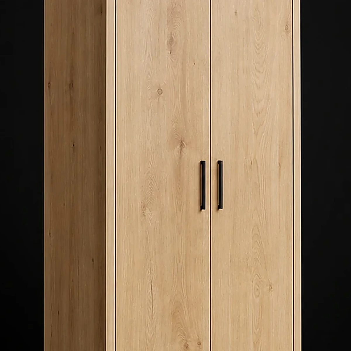 Compact Wardrobe, 36 Inches Wide, close detail of material and construction