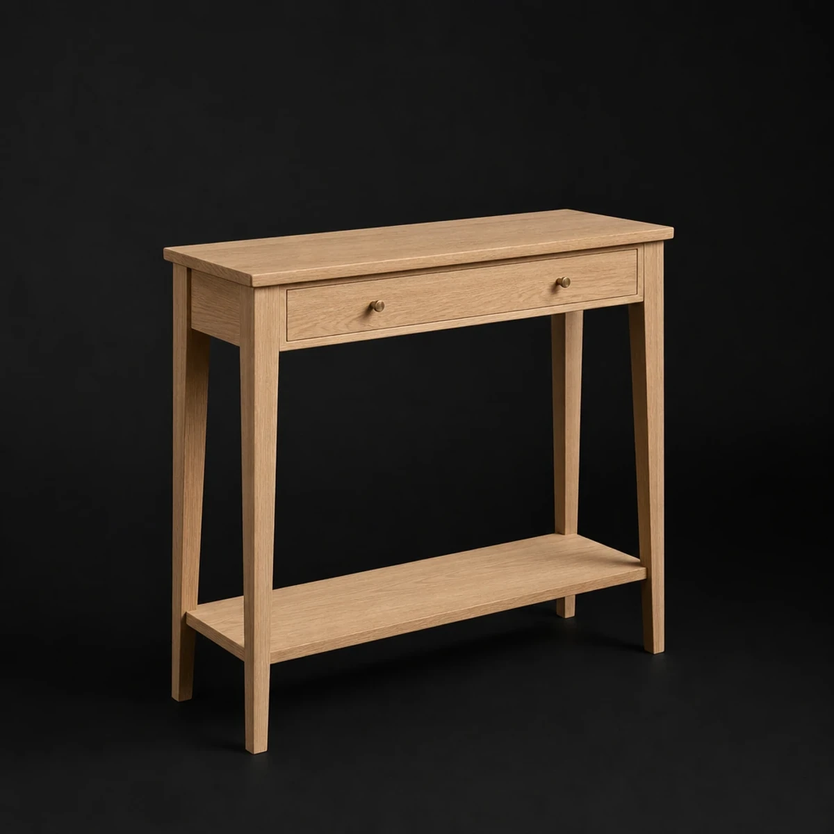 Narrow Console Table, 40 Inches Wide, full studio view