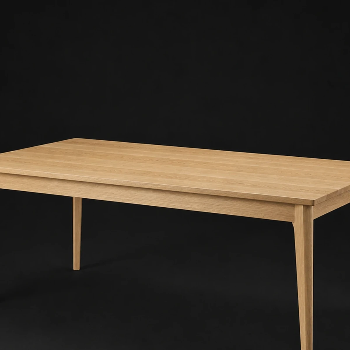 Rectangular Dining Table, 72 Inches Wide, close detail of material and construction