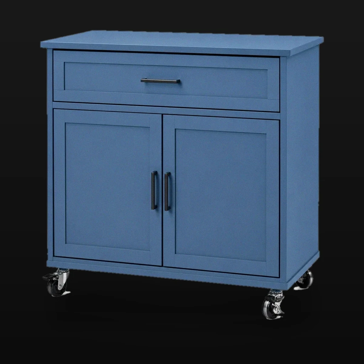 Shift Mobile Storage Cabinet, 34 Inches Wide, full studio view